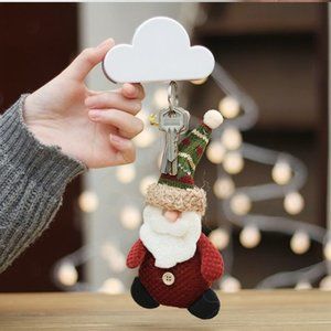 White Key Holder cloud-shaped with strong magnet